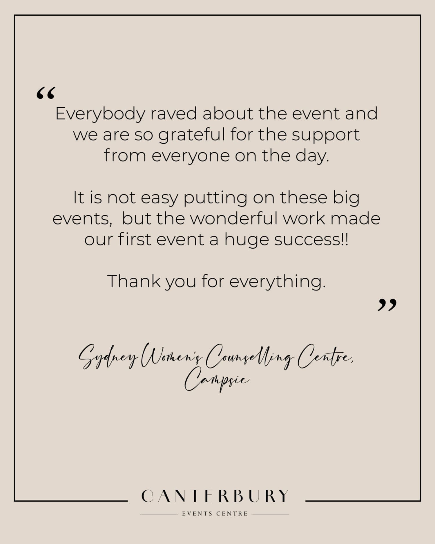 Customer Feedback SWCC